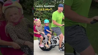 Lectric Xpedition… A 3 KID E-BIKE?!?