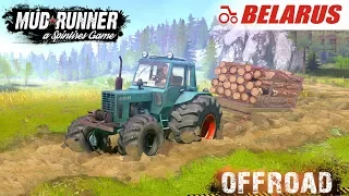 Spintires: MudRunner MTZ 82.2 TRACTOR OFF-ROAD TEST