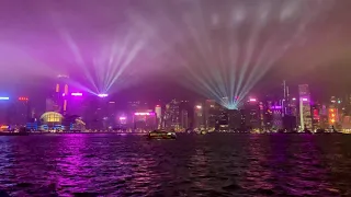 A Symphony of lights show- Hong Kong