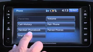 Use Bluetooth on NAV Answer and Make Phone Calls    2014 Mitsubishi Mirage w  Navigation