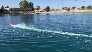 Pro Boat Zelos G 48" Gas Powered Catamaran RTR | Horizon running test. Tàu đua Proboat Zelos G 48".