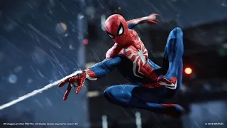 Marvel's Spider Man PS4 FREE ROAM ADVANCED SUIT GAMEPLAY