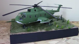 Sikorsky HH 3E Jolly Green Giant|diorama