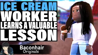 Ice Cream Worker Learns a Valuable Lesson | Roblox Brookhaven Movie