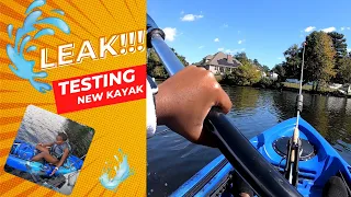 Sinking in my new Kayak Part 2 | On the water leak test