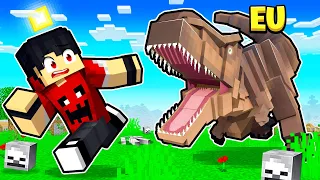 ENGANEI meus AMIGOS me TRANSFORMANDO em DINOSSAUROS no Minecraft