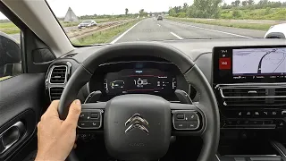 Citroen C5 Aircross Hybrid 136 (2024) - consumption at 130 km/h (+ urban city consumption)