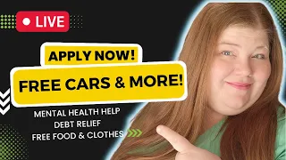 Applications Open for Free Car Giveaways, Housing Help & More!