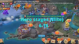 Hero Stages (Elite) 6-15 | Lords Mobile