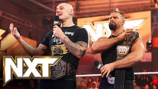FULL SEGMENT – Bron Breakker and Baron Corbin celebrate winning: NXT, Feb. 20, 2024