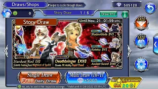 Ticket Pulls for Edge LD, Vaan FR, and Minwu BT - Dissidia Final Fantasy Opera Omnia