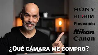 ¿Qué cámara me compro? | ¿Sony, Canon, Nikon, Fuji, Olympus o Panasonic?