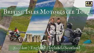 British Isles Motorcycle Tour // England, Ireland, Scotland Motorbike Roadtrip (4K)