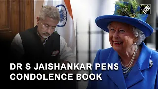 Dr S Jaishankar pens condolence book for Queen Elizabeth II | Queen Elizabeth II Death News