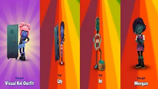 Subway Surfers Halloween 2020 VS Tokyo 2023 Cathy VS  Visual Kei Outfit VS Noel  Morgan   Gameplay