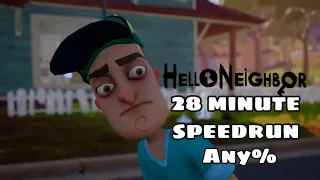 Hello Neighbor - speedrun any% 28 mins and 28 seconds