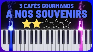 A Nos Souvenirs - 3 Cafés Gourmands Easy Piano Tutorial with Sheet Music