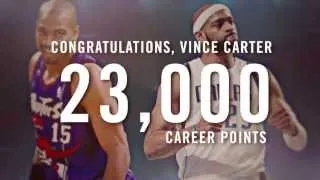 Vince Carter 23,000 Career Points Tribute