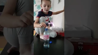 Magic coin into the bottle trick with the amazing Kyle