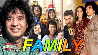 Zakir Hussain Family With Parents, Wife, Daughter & Brother
