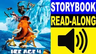 Ice Age 4 Read Along Story book, Read Aloud Story Books, Ice Age 4 - Continental Drift
