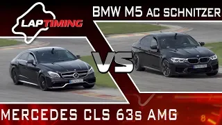 Mercedes CLS 63s AMG vs BMW M5 AC Schnitzer (LapTiming ep. 80)