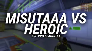 MISUTAAA /W USP-S (ONLY HS) VS HEROIC (ACE) - EPL S14