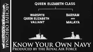 Know Your Own Navy | Royal Air Force training film (1941)