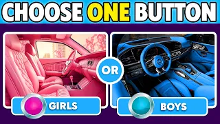 Boys Or Girls Choose One Button Game | Claws Quiz