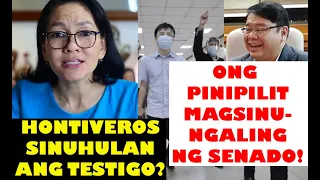 ABOGADO NI ONG PINIPILIT DAW MAGSINUNGALING ANG KLIYENTE! HONTIVEROS SINUHULAN ANG TESTIGO?