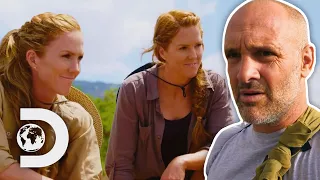 Ed Stafford Races The Wild Twins Across Lion-Infested Plains | Ed Stafford: First Man Out