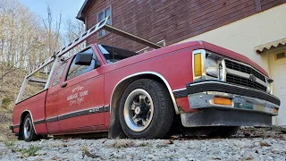 Slammed Static Chevy S10 is too low! How am I supposed to work now?