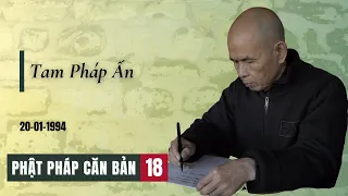 Tam Pháp Ấn [Phật Pháp Căn Bản 18] | TS Thích Nhất Hạnh(20-1-1994, Xóm Thượng, Làng Mai)