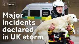 Storm Dennis: Record number of flood warnings declared in England