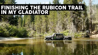 TAKING ON THE RUBICON TRAIL IN MY JEEP GLADIATOR PART 2 | CASEY CURRIE VLOG