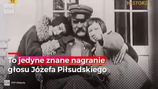 Jak brzmiał Józef Piłsudski? To prawdopodobnie jedyne nagranie jego głosu