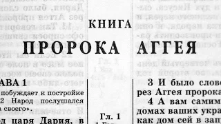 Библия. Книга пророка Аггея. Ветхий Завет (читает Александр Бондаренко)