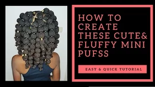 HOW TO CREATE THESE FLUFFY MINI PUFFS