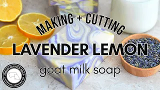 Making Lavender Lemon Cold Process Soap | MO River Soap