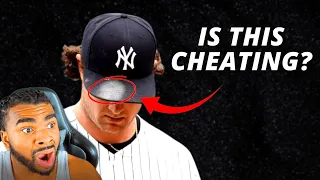 FOOTBALL FAN REACTS TO MLB Pitchers Are Cheating Again But It's Ok Now (FIRST TIME REACTION)