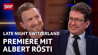 Stefan Büsser premiert die neue Show mit Gast Albert Rösti | Comedy | Late Night Switzerland | SRF