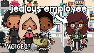 First Day Of Work + Jealous Employee 😡😭 | *WITH VOICE* 📢 | Toca Boca Family Roleplay