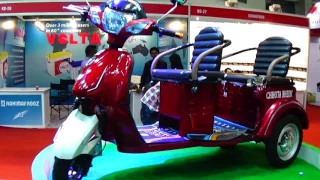 A Beautiful & Cute E-Bike At The EV Expo East, Milan Mela, Kolkata, West Bengal