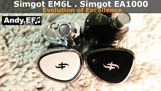 Simgot EM6L . Simgot EA1000 Double Review & Comparison