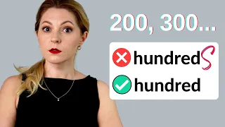HUNDRED and HUNDREDS difference | Confusing words in English