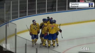 Elias Pettersson 2G 1A vs Finland | Nov 5 2016 | U20 4 Nations
