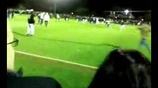 Wheatsheaf Park, Staines, Pitch Invasion