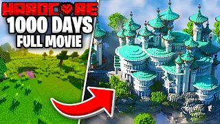 I Survived 1,000 DAYS in Hardcore Minecraft! (FULL MOVIE)