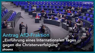 Debatte zu Verfolgung von Christen am 27.01.23