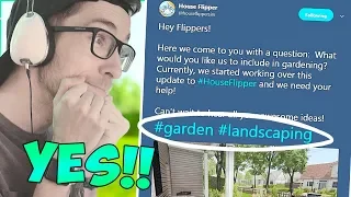 GARDENING IS COMING TO HOUSE FLIPPER!! (house flipper)